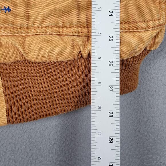 Walls Zero-Zone Jacket Mens 2XL Tall Tan Hooded Insulated Duck Canvas Work - Picture 4 of 16